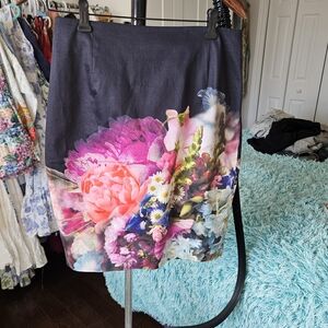 Floral Print Women's Skirt